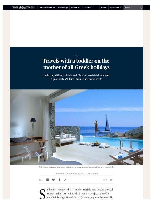 THE TIMES AUGUST 2022